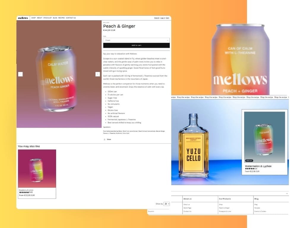 Diseño web a medida y ecommerce en Tarragona para marca de moda Mellows