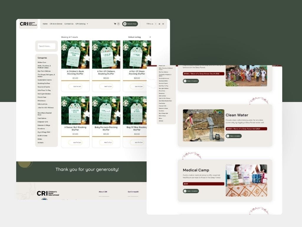 Desarrollo web en Tarragona para donaciones y ONG Compassionate Christmas